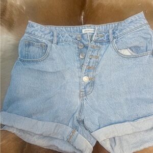 Cache Light Blue Jean Shorts